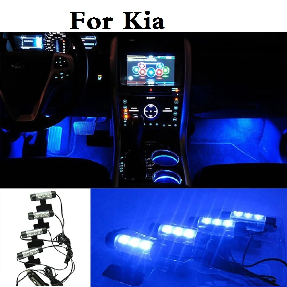 

12V Car Interior Decorative Lamp Neon Atmosphere LED Lights For Kia Opirus Optima Picanto Pride Quoris Rio Sorento Soul Spectra