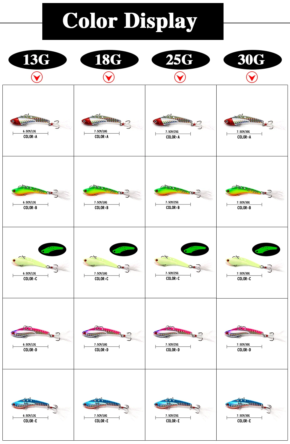 SEAPESCA VIB, жесткая рыболовная приманка, металлическая вибрационная ложка, приманка, кренкбейт, 13 г, 18 г, 25 г, 30 г, искусственные приманки с пером, ZB517