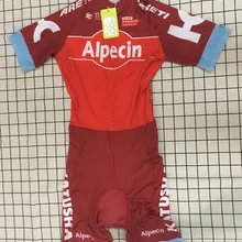 МУЖСКАЯ ВЕЛОСПОРТ ВЕЛОСПОРТ ИЗНОС ДЖЕРСИ ТЕЛА КОСТЮМ СКАФАНДР КАТЮША ALPECIN PRO TEAM RED С 3D PAD РАЗМЕР: XS-4XL