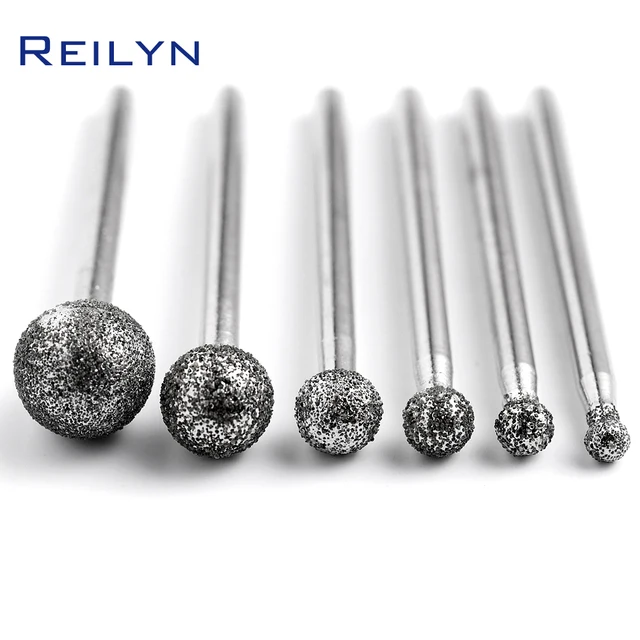 grit60 Emery diamond bit dremel metal bit dremel tools polishing grinding bits 3/4/5/6/8/10