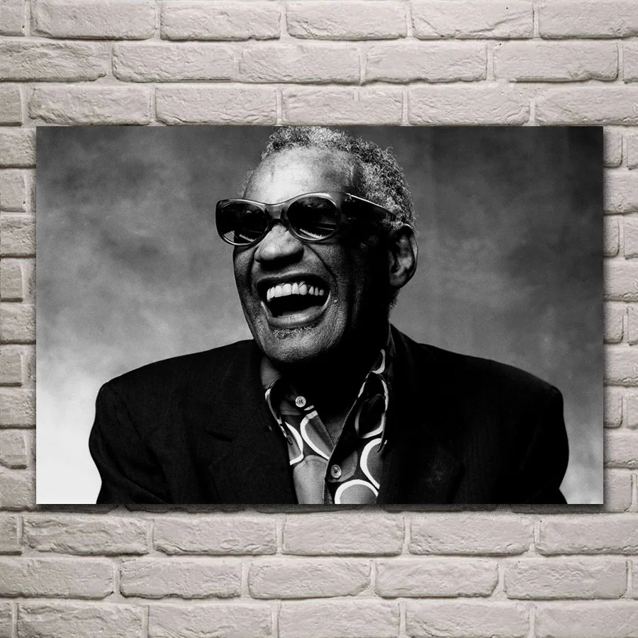 Ray Charles The Genius Soul Music Poster Canvas Modern Art ~ 5 Size to Choose