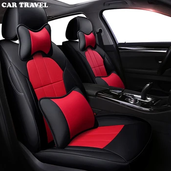 

CAR TRAVEL leather car seat cover for Acura MDX RDX RL TL ITX Automobiles Seat Covers car seat protector