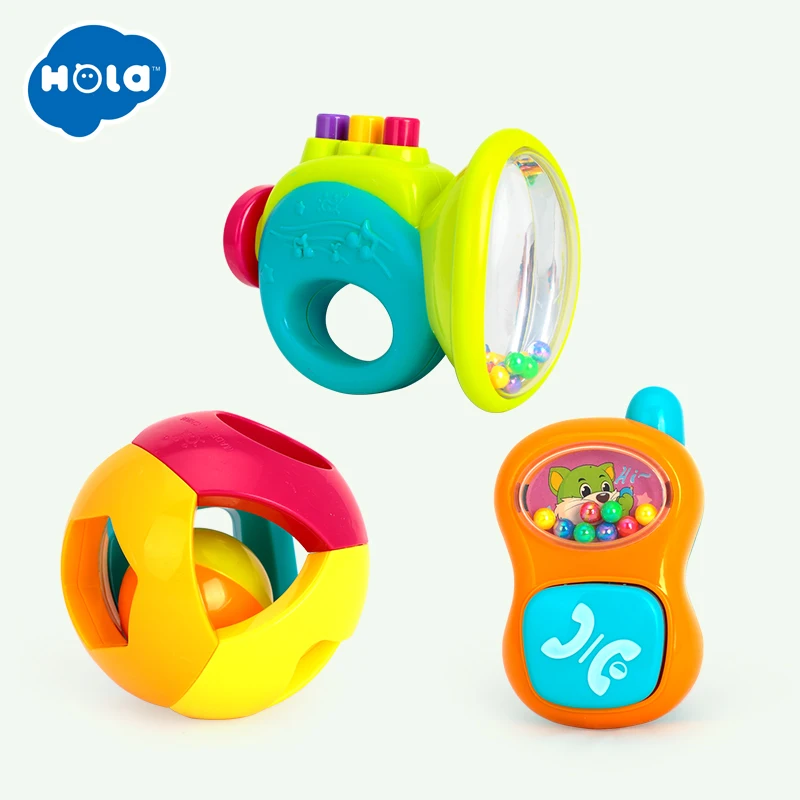 10PCS/Lot Baby Toys Musical Instrument Colorful Infant Animal Handbell Rattle Shaker Bell Ring Ball Toy Newborns Gifts 10PCS/Lot Baby Toys Musical Instrument Colorful Infant Animal Handbell Rattle Shaker Bell Ring Ball Toy Newborns Gifts
