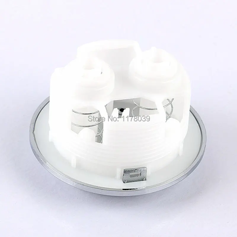 One-piece Toilet Water tank push buttons Round toilet flush Double button Suitable for water tank cover hole 46-54mm J17396