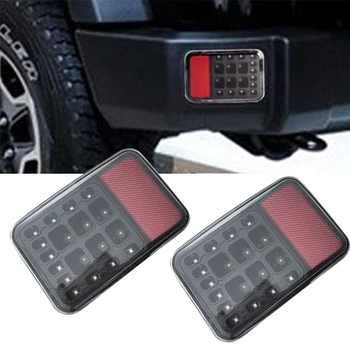 

LED Rear Bumper Tail Reversing Lights Clear Lens For JEEP WRANGLER JK 07-16 Accessories JK Parking Light Brake Light