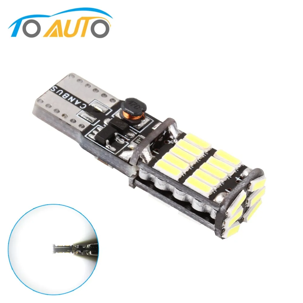 Светодиодсветодиодный автомобисветильник лампа Canbus T10 W5W 194 501 s 26 SMD 4014 белый чип