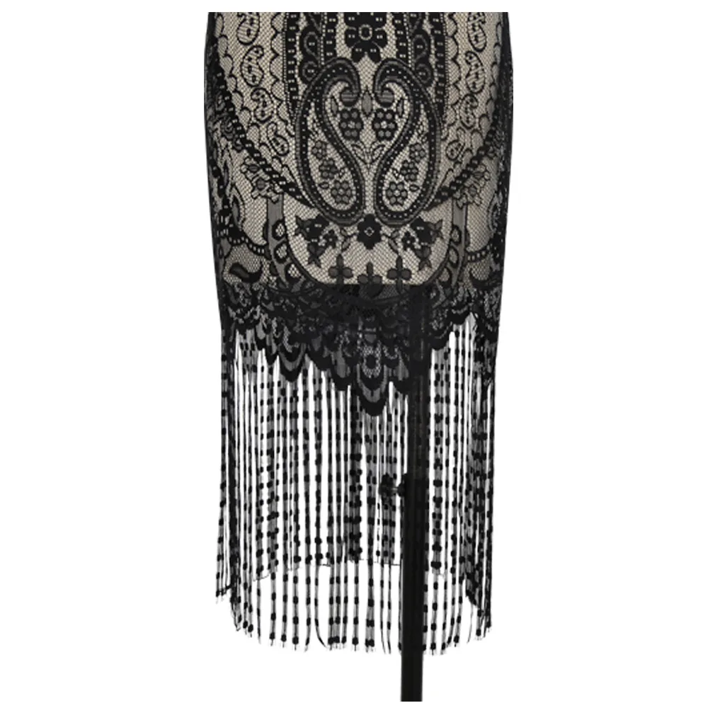lace fringe dress (6)