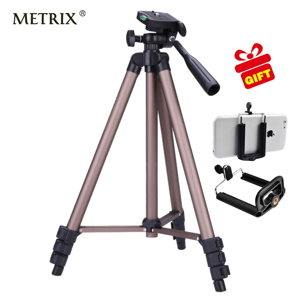 METRIX WT3130 Aluminum alloy Camera Tripod for projector dvr font b smartphone b font DSLR telefon