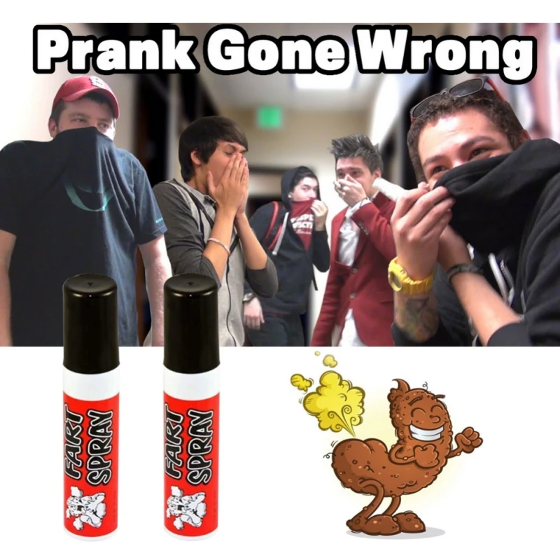 

30ml Toxic Bomb Nasty Smelling Spray April Fools' Day Funny and Stinky Fart Prank Sprays Props Gags & Practical Jokes mischief