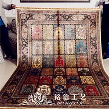 6'x9' Four Seasons шелковый ковер ручной работы турецкие шелковые ковры