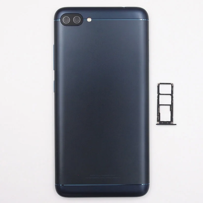

BaanSam New Battery Door Back Cover SIM Card Tray Housing Case For ASUS Zenfone 4 Max ZC554KL With Power Volume Buttons