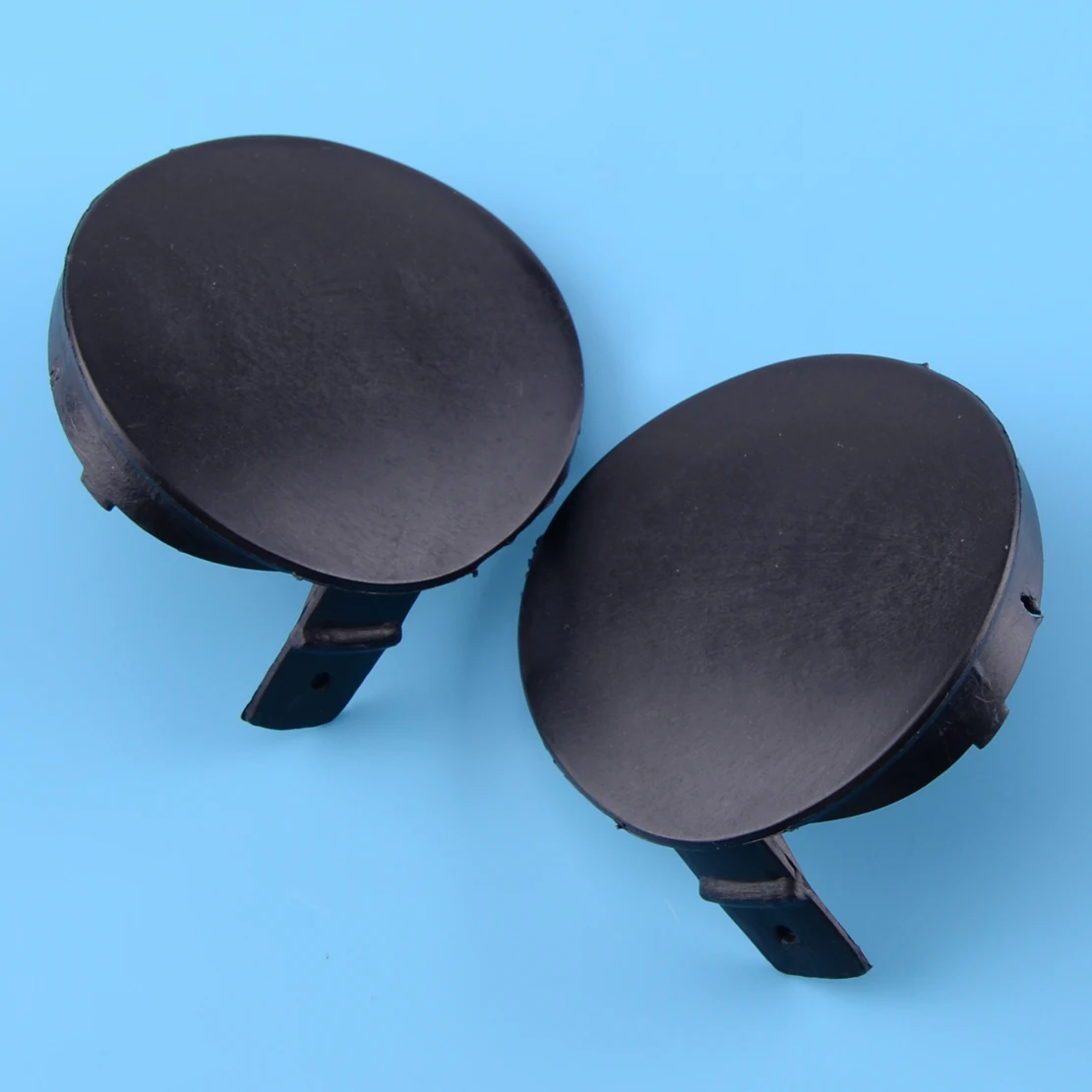 

beler 1 Pair Left & Right Front Bumper Tow Hook Cover Cap Black Plastic Fit for Toyota Corolla 2007 2008 2009 52128-02910