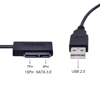 CHIPAL-Adaptador convertidor USB 2,0 a Mini Sata II 7 6 13pin, Cable estilo estable para ordenador portátil CD/DVD ROM, unidad Slimline HDD CADDY ► Foto 3/6