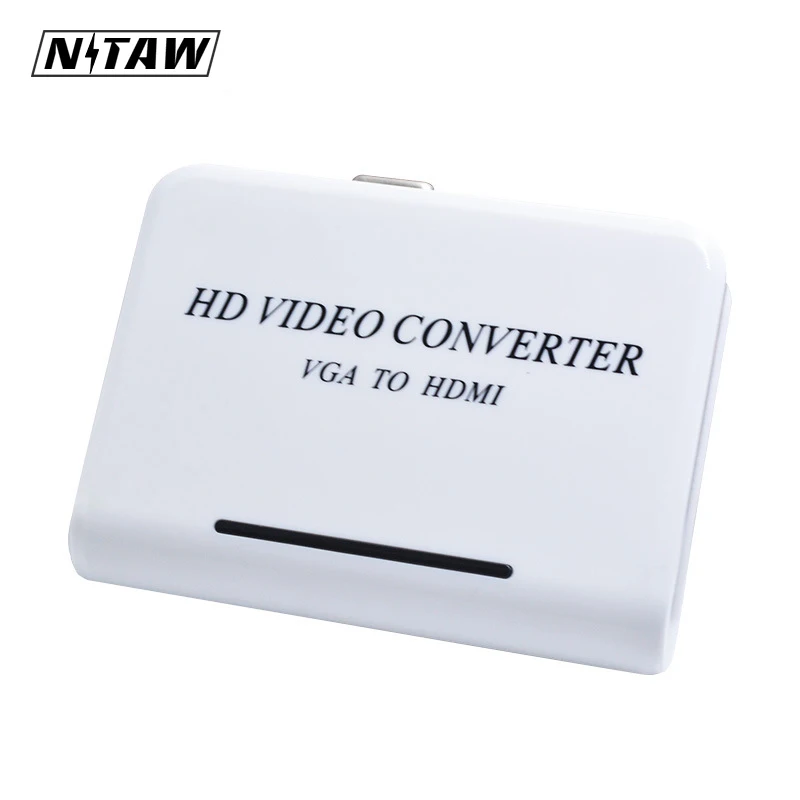 Высокий уровень совместимости Портативный Plug and play VGA к HDMI Выход 1080 P HD аудио ТВ AV