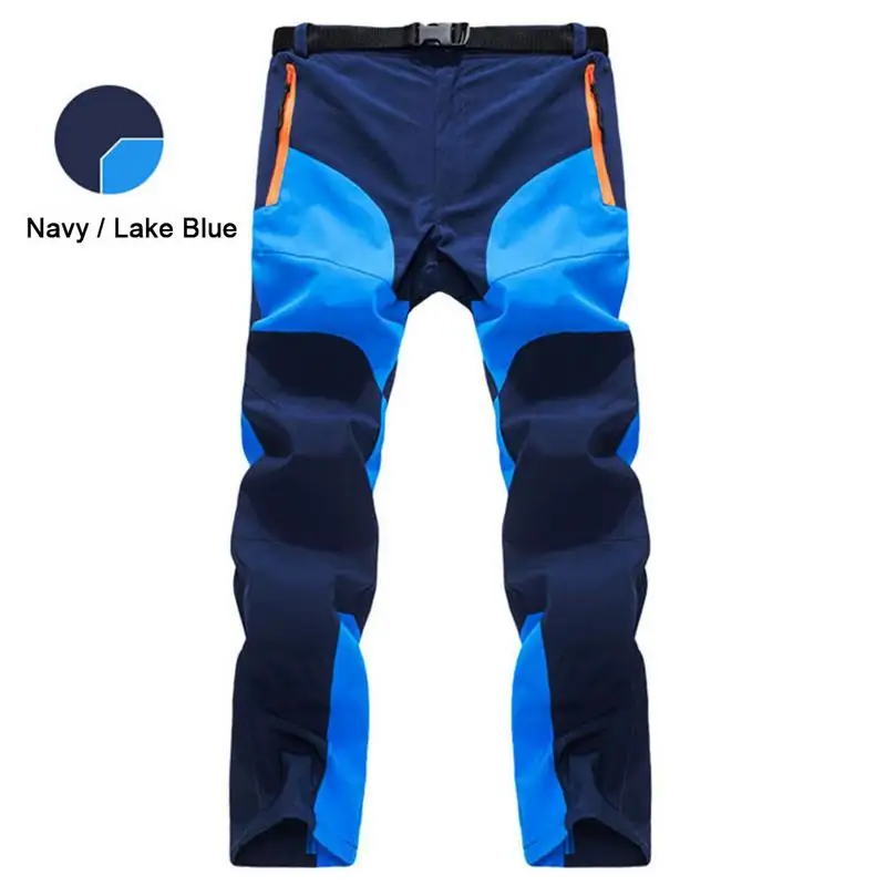 

Men Summer Spring Waterproof Quick Drying Hiking Trekking Zip Pants Male Removable Camping Pants Outdoor Ultra-thin Trousers