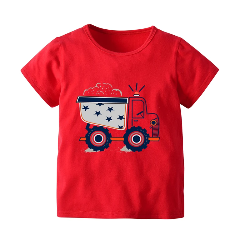 

new Summer Baby kids Boys T-Shirt Cotton Short Sleeve T-Shirt Tops Tees truck car cartoon Baby Children Clothing