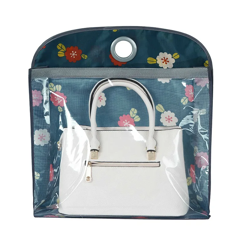 

Debris Moistureproof Cover Dust Bag Case Protector Handbag Wardrobe Hanging Storage Bag Transparent Printing for Storing Bag
