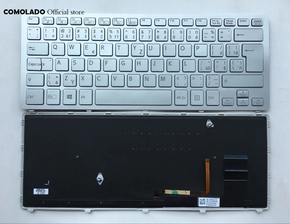 

CZ Czech Keyboard For SONY SVF14N with silver frame with backlight keyboard CZ Layout