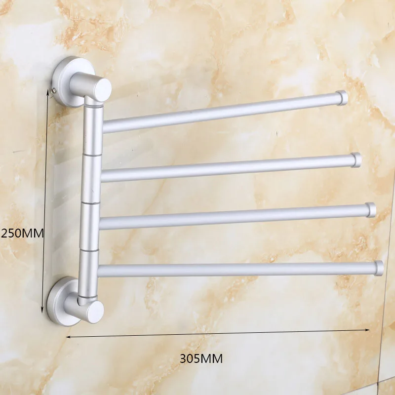 Стойка вешалок для полотенец из нержавеющей стали, вращающаяся стойка для полотенец, ванной комнаты, кухонного полотенца, полированная стойка, держатель, аксессуары для оборудования - Цвет: 4