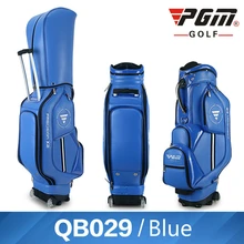 Pgm многофункциональная стандартная сумка для гольфа, профессиональная кожаная ПУ водонепроницаемая сумка для гольфа, Клубная подушка безопасности, Большая вместительная посылка D0085