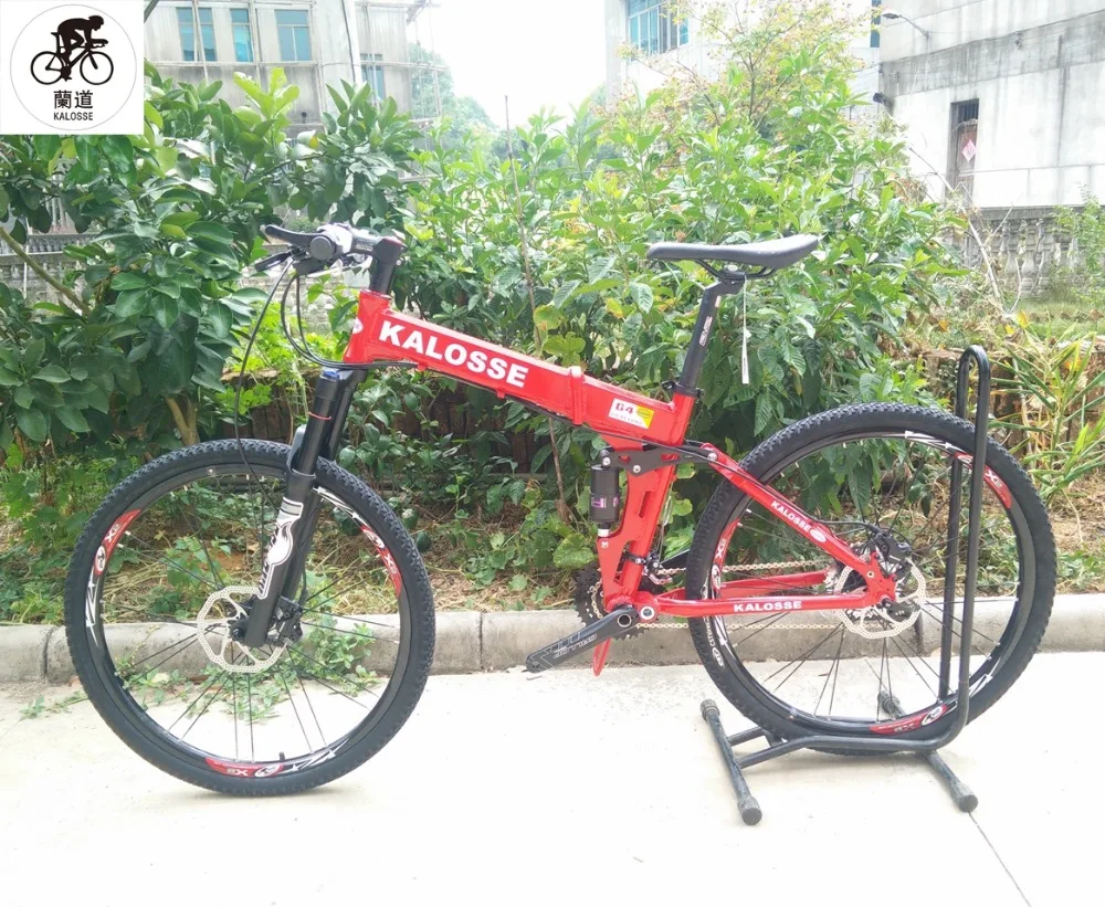 Excellent Kalosse  M370  26 inch Hydraulic brakes     tyre dirt bike  27 speed  folding  mountain bike bicycle , 1