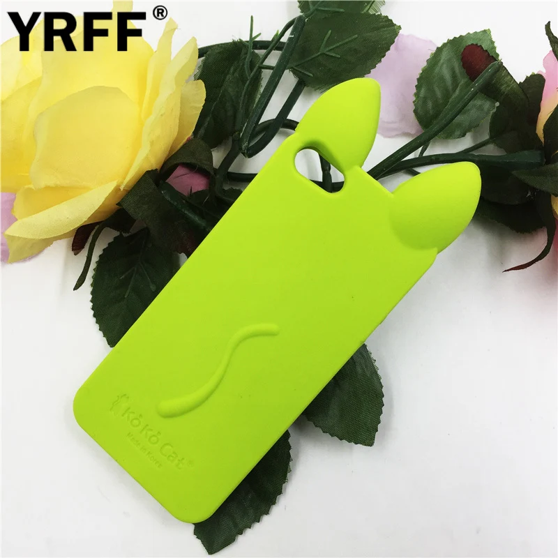 YRFF силиконовый чехол для iphone 4 4G с котом apple милым 3d рисунком мультяшным мышкой