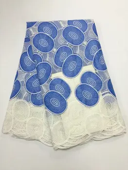 

White color African Lace Fabric 2018 High Quality French Hot Selling eyelet Embroidery women garment jacquard Lace Fabric A422