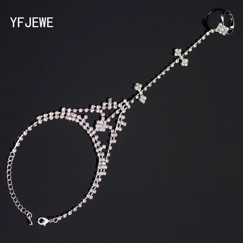 Новинка Лидер продаж золотистые брендовые ювелирные изделия YFJEWE с австрийскими