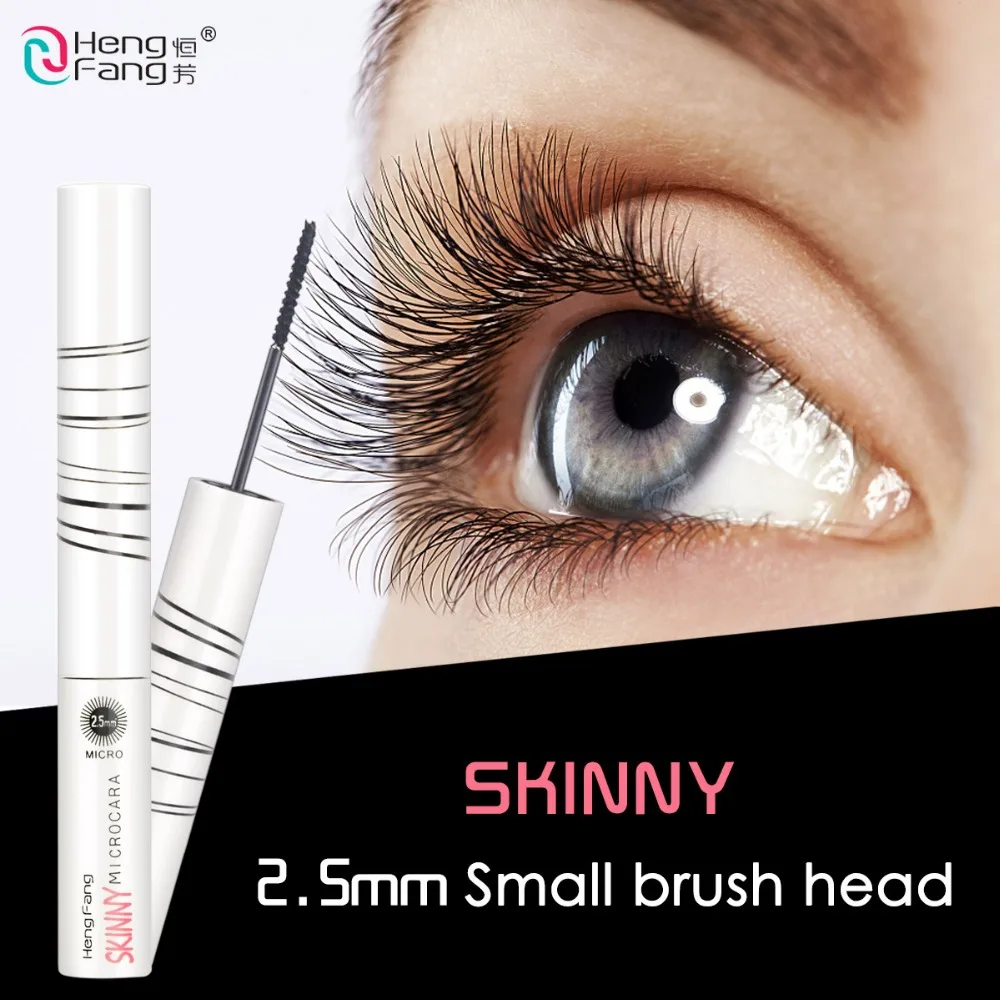 Hengfang 3d Silk Fiber Eyelash Mascara Curling Thick Lengthening Mascara Waterproof Black Lash Extension Professional Makeup