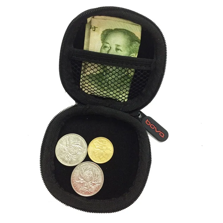 Мини Кошелек для монет из искусственной кожи, ящичек EVA для монет, наушников, SD, TF, кабель для карт, шнур, провода, ключ для хранения, кошельки для монет