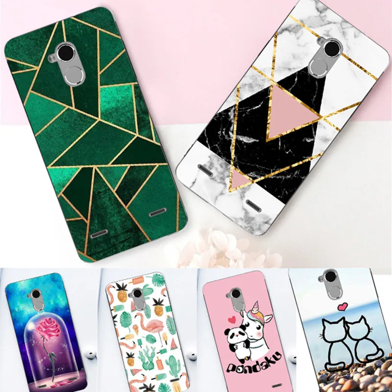 لينة جراب هاتف TPU شاشة ZTE blade V7 لايت غطاء ZTE V7 لايت السيليكون حالة رسمت الهاتف الخلفي حالة وقائية ل شاشة ZTE blade V7 لايت