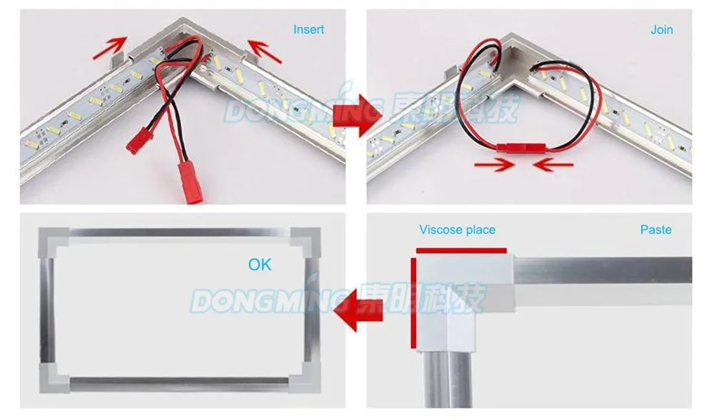 Perfil de Alumínio Conduziu a Luz do Bar 5050 com Láctea 6 Pcs u 50 cm 36 Leds Smd pc Cover 12 v 5a Levou Motorista 6 Pares Conector dc 28 High Quality led neon flexible light