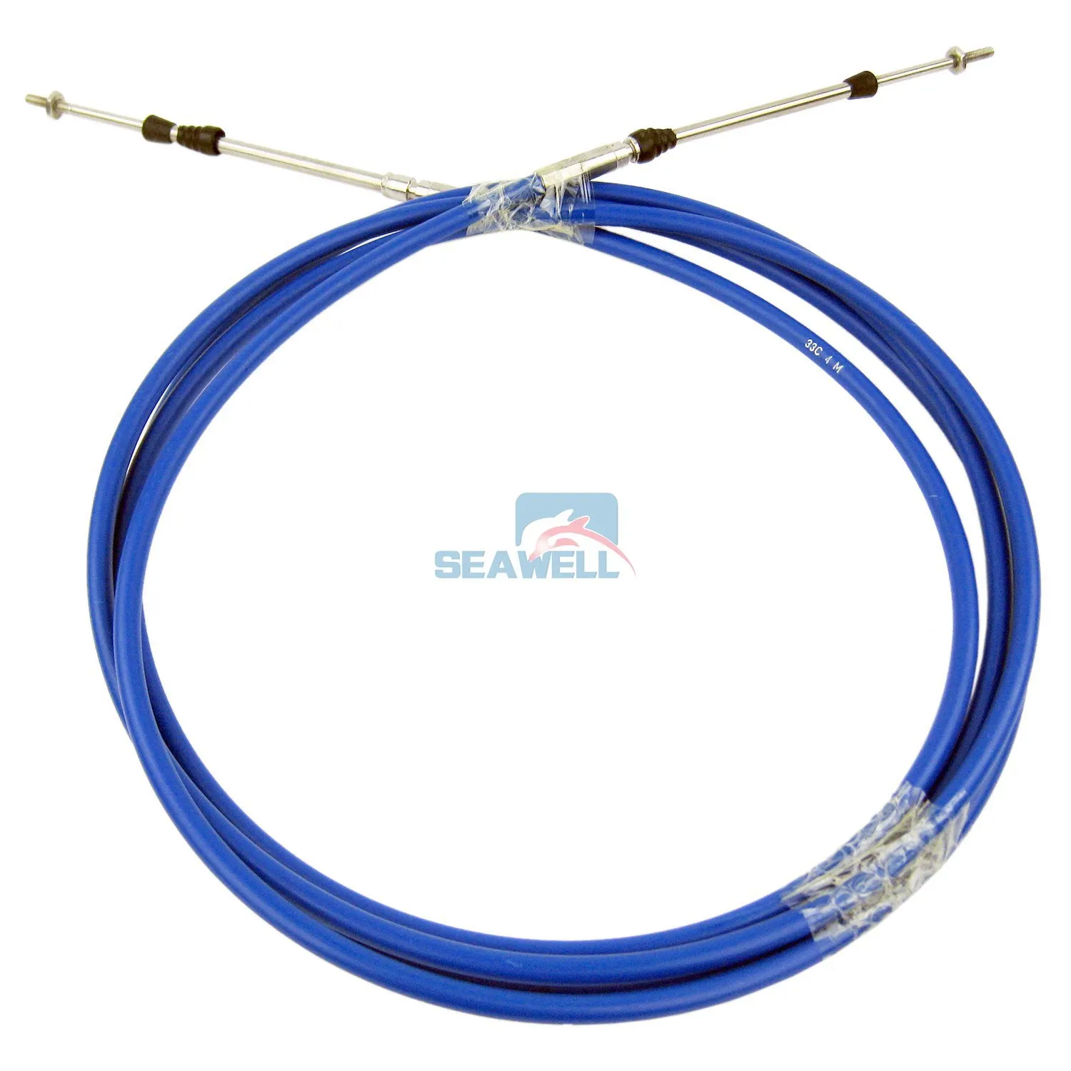 18FT Universal 33C Marine Control Lever Cable Boat Outboard Throttle