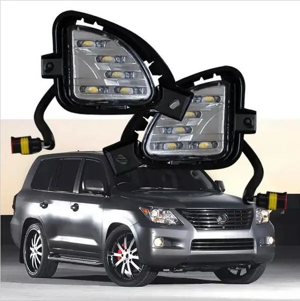 Hireno Super bright LED Daytime Running Light for Lexus LX570 LX460