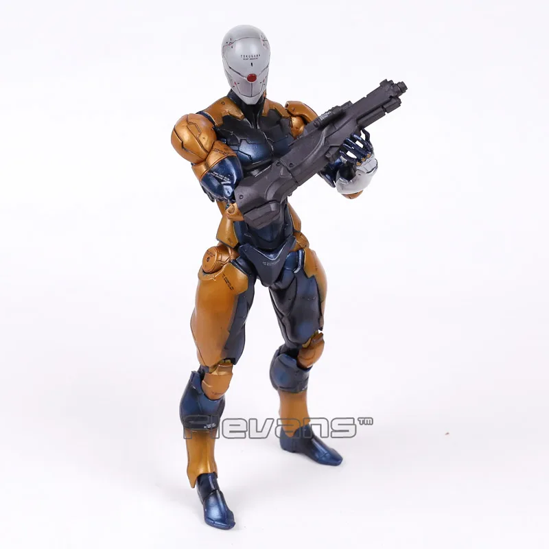 Play Arts Kai Metal gear Solid Revoltech Серая лиса киборг ниндзя ПВХ фигурка Коллекционная модель игрушки