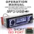 12 V Auto Radio Lettore MP3 Bluetooth Stereo Del Veicolo di Audio Stereo FM MP3 AUX USB SD w/Remote Control 1 DIN ISO/12PIN raido per Auto