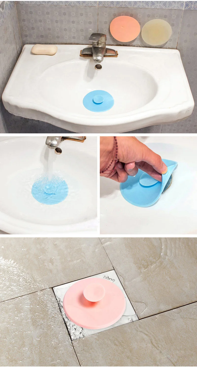 Rubber-Water-Sink-Stopper-Drain-Plug-Circle-Silicon-Bathroom-Leakage-proof-Insert-The-Drain-Plug-Chrome-Ring-Basin-Laundr-Kitchen-KC1024 (25)