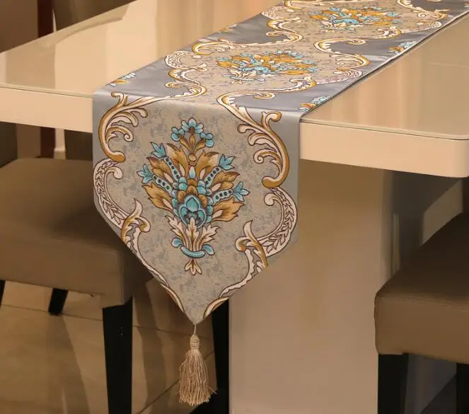 

High Quality Embroidery Luxury Table Runner Table Runners Home Textile Made in China