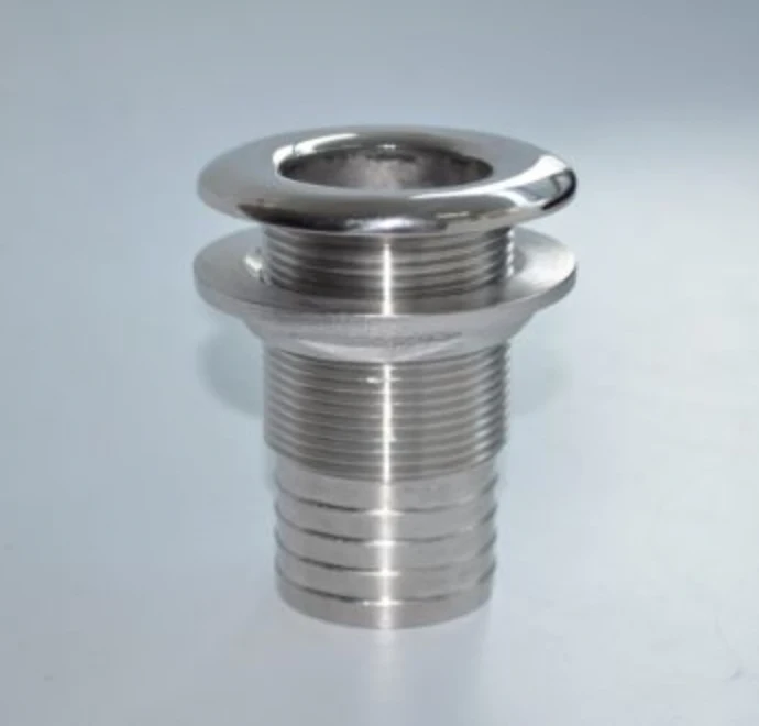 

Boat Thru Hull Fitting / Drain 3/4'' Hose Barb Marine 316 Stainless Steel