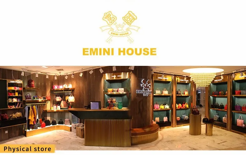 EMINI HOUSE, сумка на цепочке из овчины с ромбовидной решеткой, женские сумки через плечо, сумки через плечо для женщин, натуральная кожа, мини-сумка-мессенджер