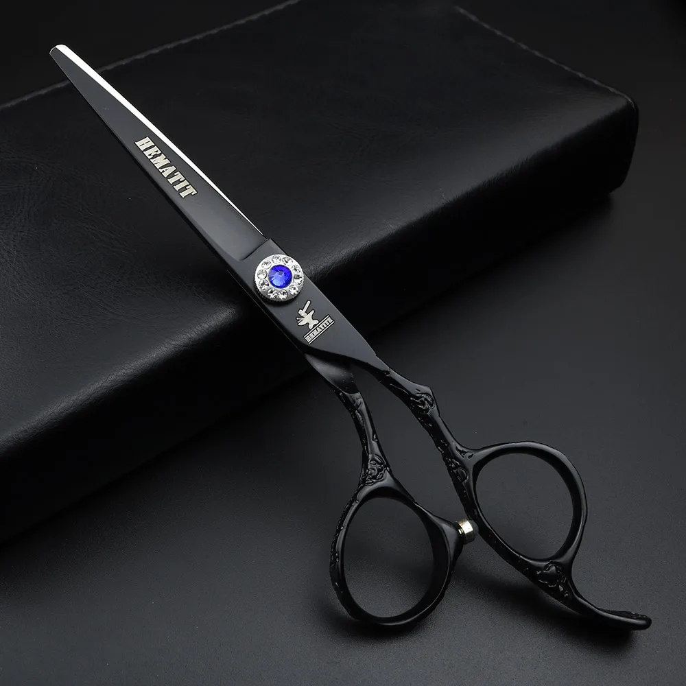 6.0 '' Japan 440C black rose hairdressing scissors cut slimming scissors professional human hair scissors 6.0 '' Japan 440C black rose hairdressing scissors cut slimming scissors professional human hair scissors