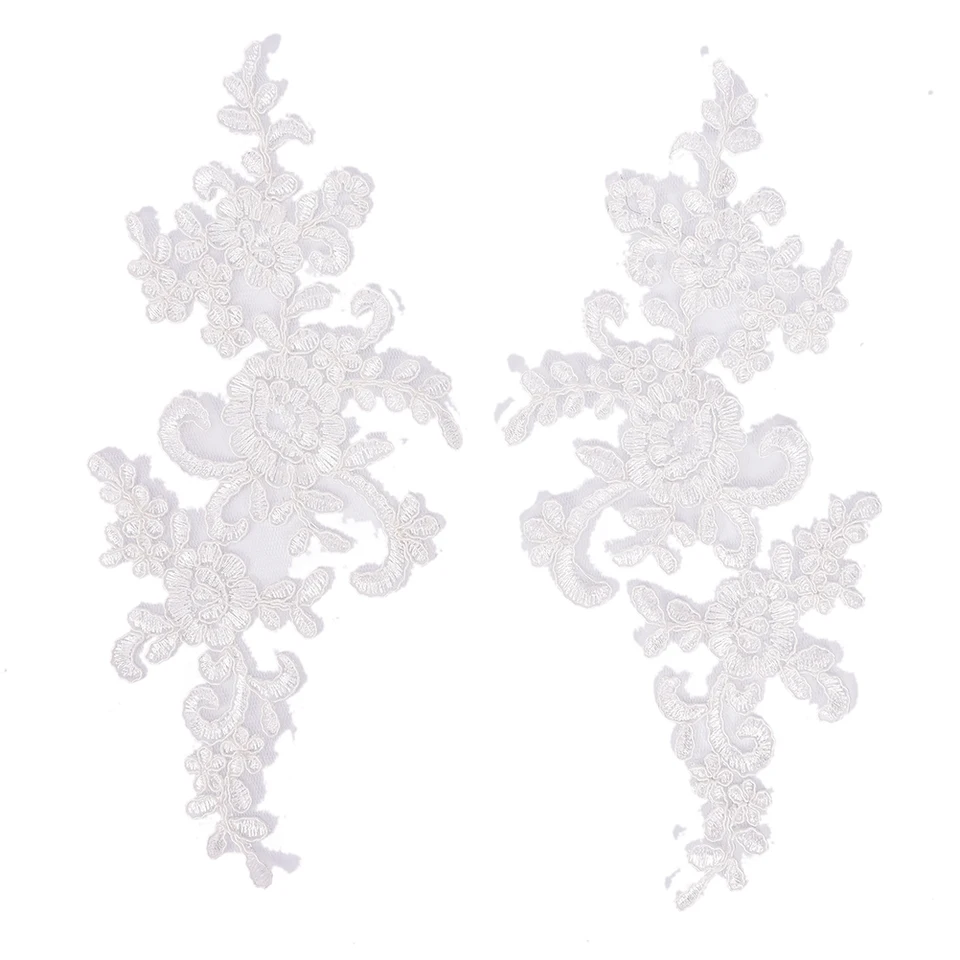 Applique Lace Fabric Sewing Embellishments Trims DIY Neck Collar Crafts Decors