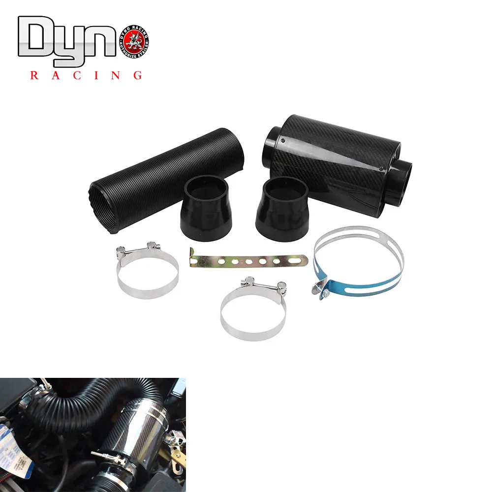 

Universal Racing Air Filter Box Carbon Fiber Cold Feed Induction Kit Air Intake Kit IP009