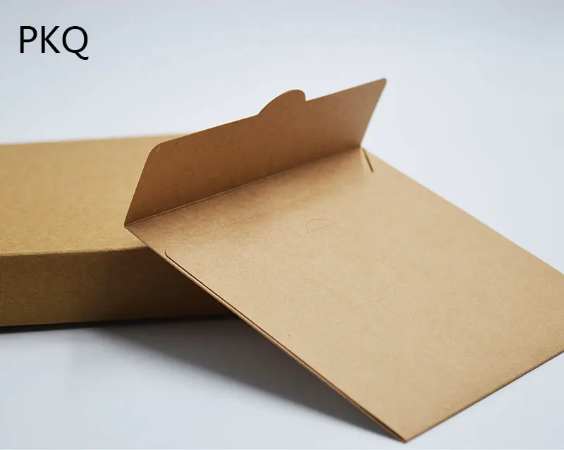 50pcs Kraft Paper Cd Envelope Bag Blank Kraft Envelope Cd Sleeves Discs Dvd Packaging Bag Box Cd