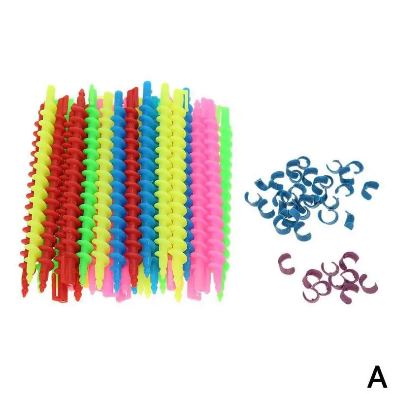 20 мм/22 мм/27 шт. Пластик длинные Укладки Волос Бигуди Парикмахерская инструмент парикмахерские спиральная завивка волос Плойка для завивки небольшом волосяным Шарм аксессуары - Цвет: 1