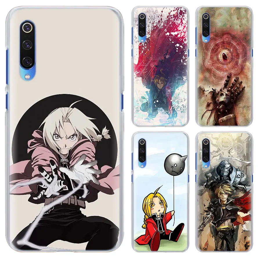 

anime FullMetal Alchemist Phone Case for Xiaomi Mi 9 8 Lite A1 A2 Lite Redmi 5 5A 6A Note 6 7 S2 Hard PC Phone Case Cover