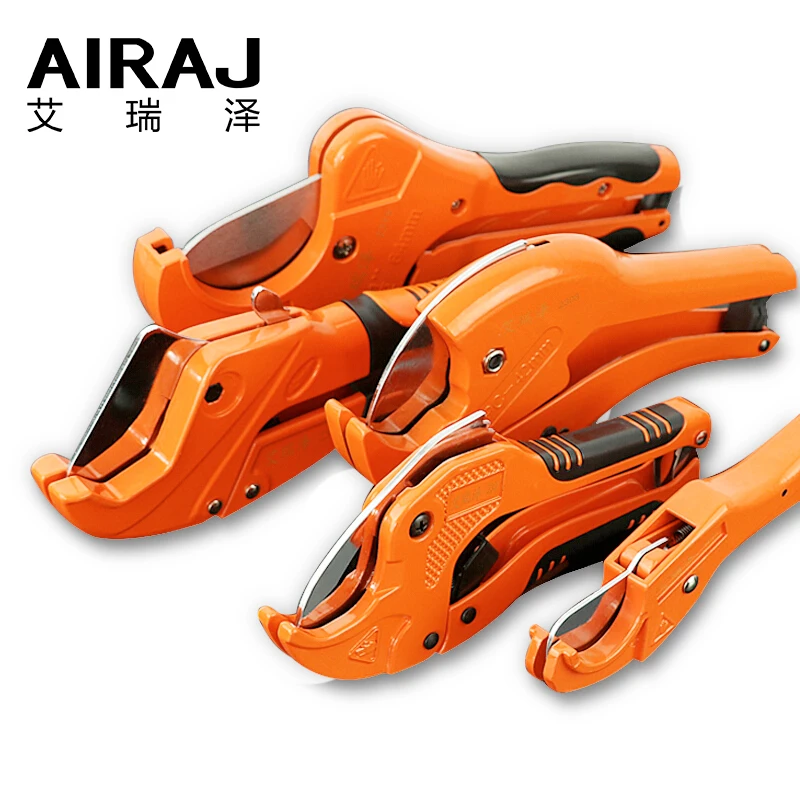 

AIRAJ PVC/PPR Pipe Cutter Fast Cutting Range 36-64mm Scissors Pipe Cutter Ratchet Hose Cutting Hand Tool