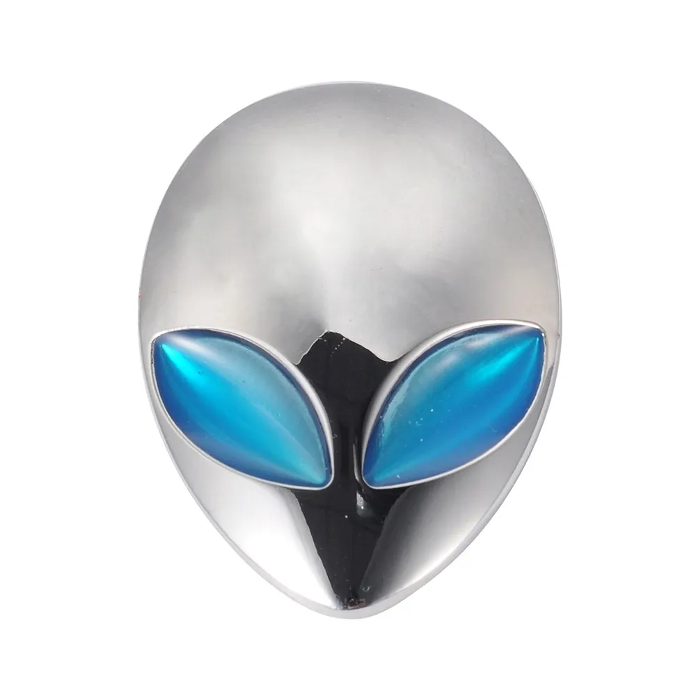 Стайлинг автомобиля стикер 3D металлический s Alien логотип цинковый сплав s|sticker