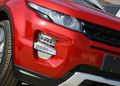 4 шт. ABS передний противотуманный светильник Накладка для Land Rover Range Rover Evoque 11-15