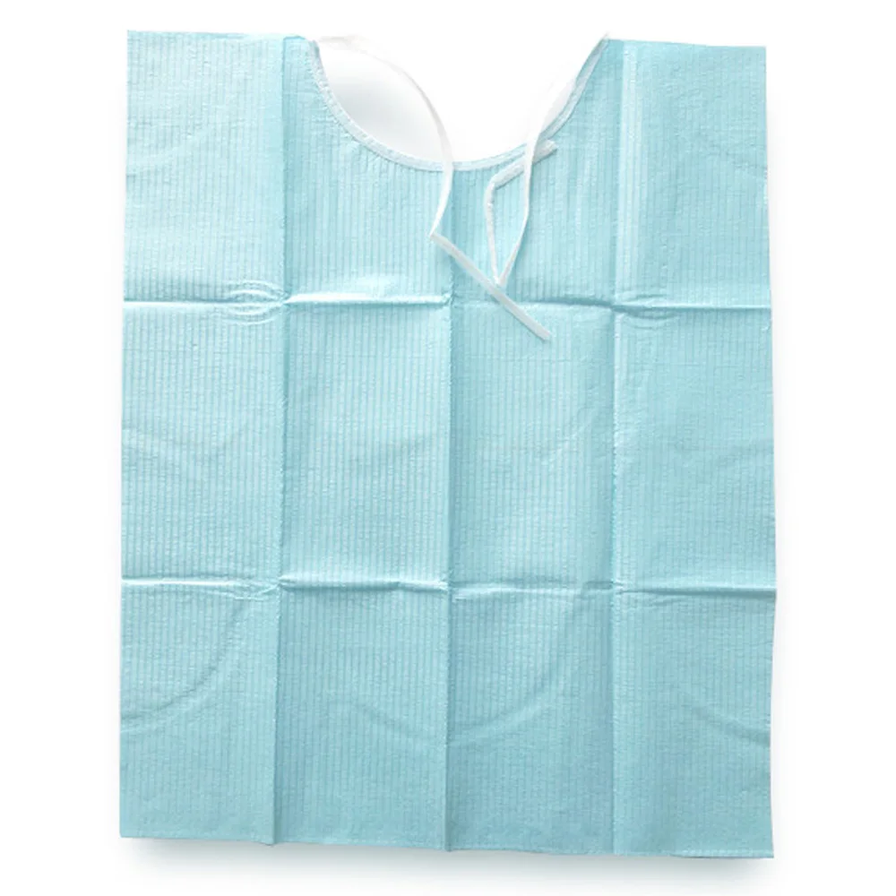 Grinigh Dental Patient Bibs 100pcs 3 Ply Waterproof Disposable Dental